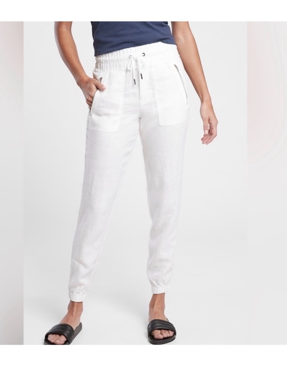 Athleta Cabo linen jogger *stain*